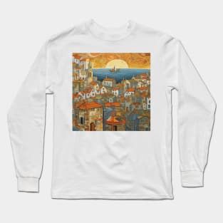 Sunset at St Ives, Cornwall Long Sleeve T-Shirt